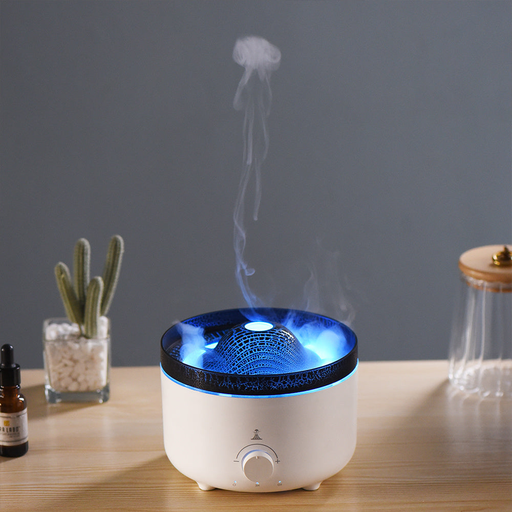 Small Simulated Flame Volcano Humidifier Flame