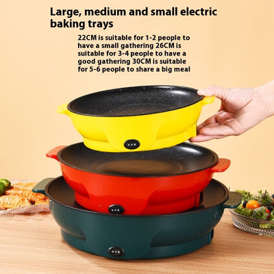 Multifunctional Electric Barbecue Grill Portable Meat Roasting Pan