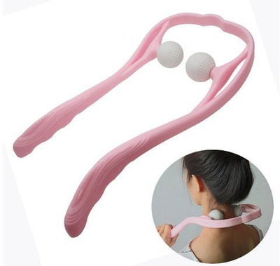 Plastic Pressure Point Therapy Neck Massageador Massagem Relieve Hand Roller Neck Massager