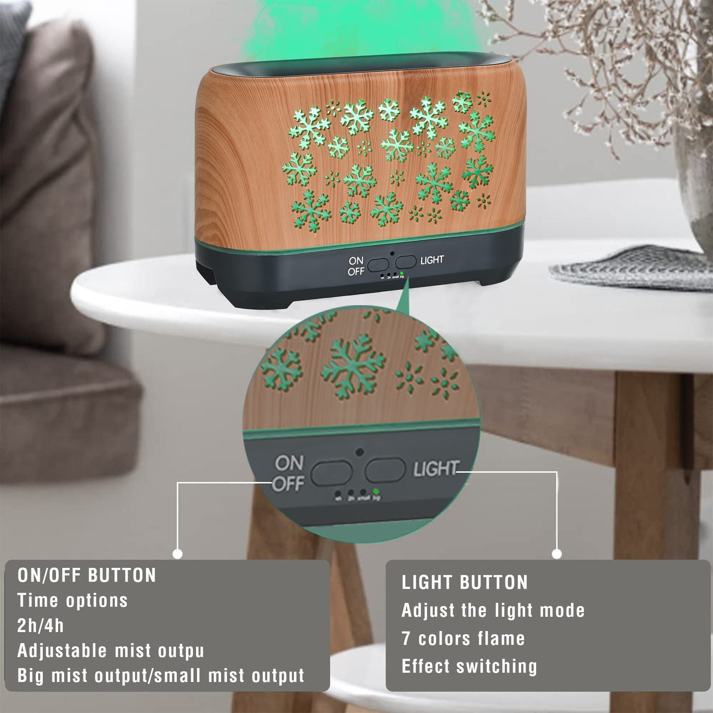 flame aroma therapy diffuser