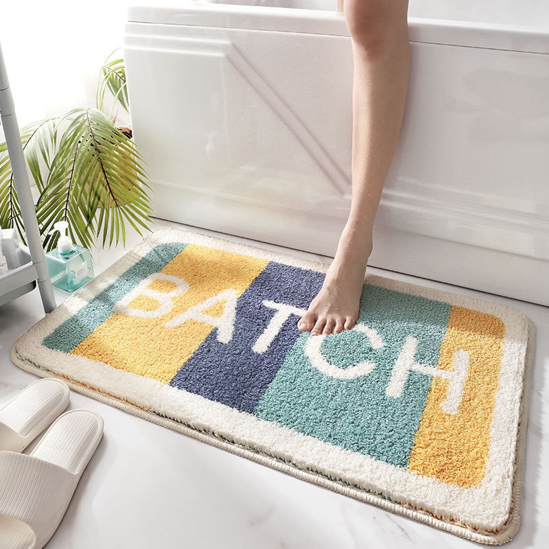 Bathroom Absorbent Floor Mats For Bathroom Non Slip Mats