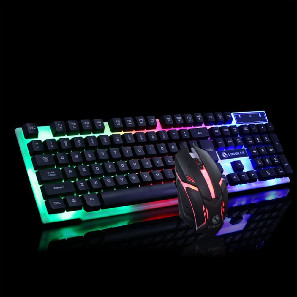 GTX300 Gaming CF LOL Gaming Keyboard Mouse Glowing Set......