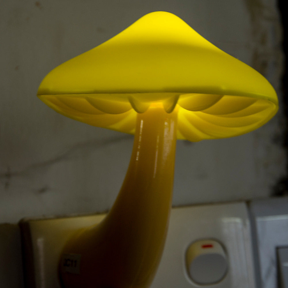 LED Night Light Mushroom Wall Socket