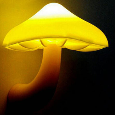 LED Night Light Mushroom Wall Socket