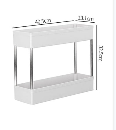 Bathroom Storage Rack Plastic Kitchen Toilet Shelf