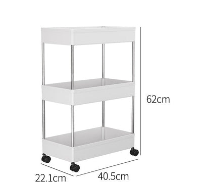 Bathroom Storage Rack Plastic Kitchen Toilet Shelf