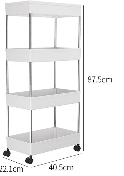 Bathroom Storage Rack Plastic Kitchen Toilet Shelf