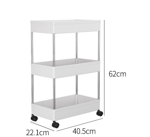 Bathroom Storage Rack Plastic Kitchen Toilet Shelf