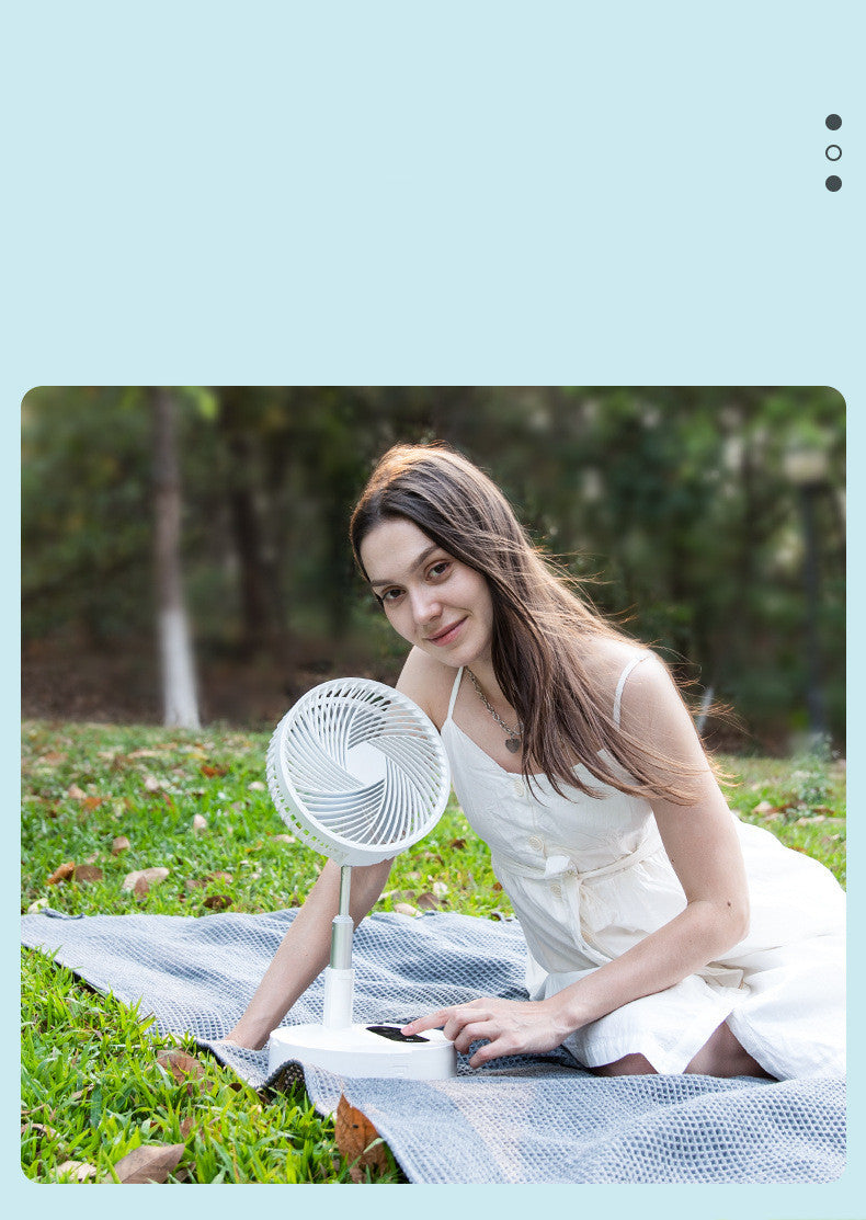 USB Charging Fan Portable Retractable Mini Fan