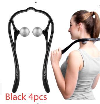 Plastic Pressure Point Therapy Neck Massageador Massagem Relieve Hand Roller Neck Massager