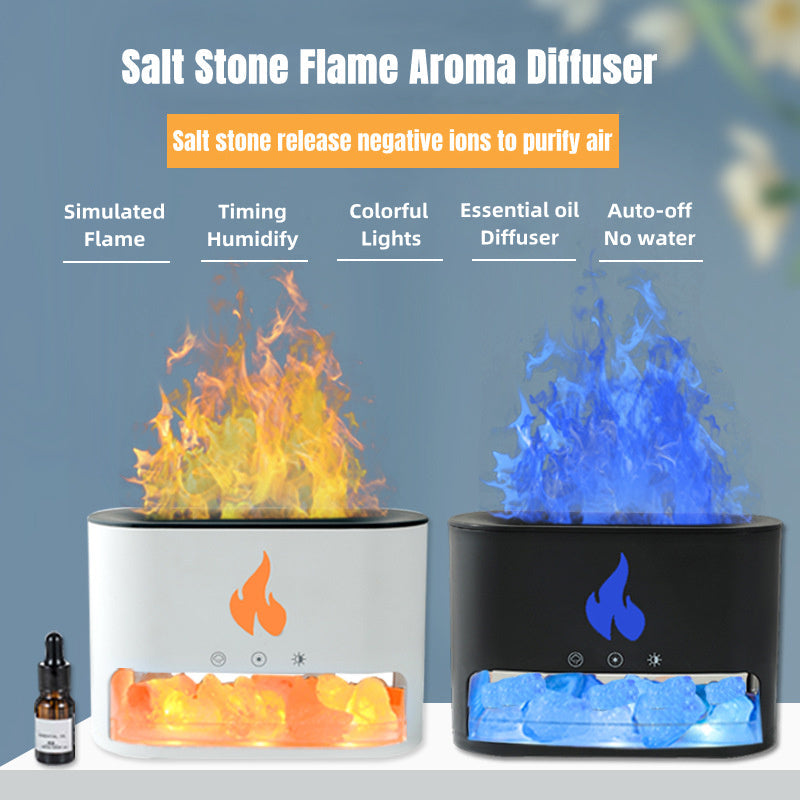 Flame Humidifier Aromatherapy Machine