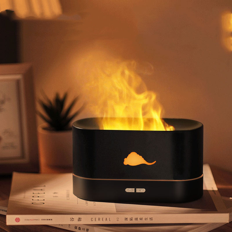 Flame Humidifier Aromatherapy Machine