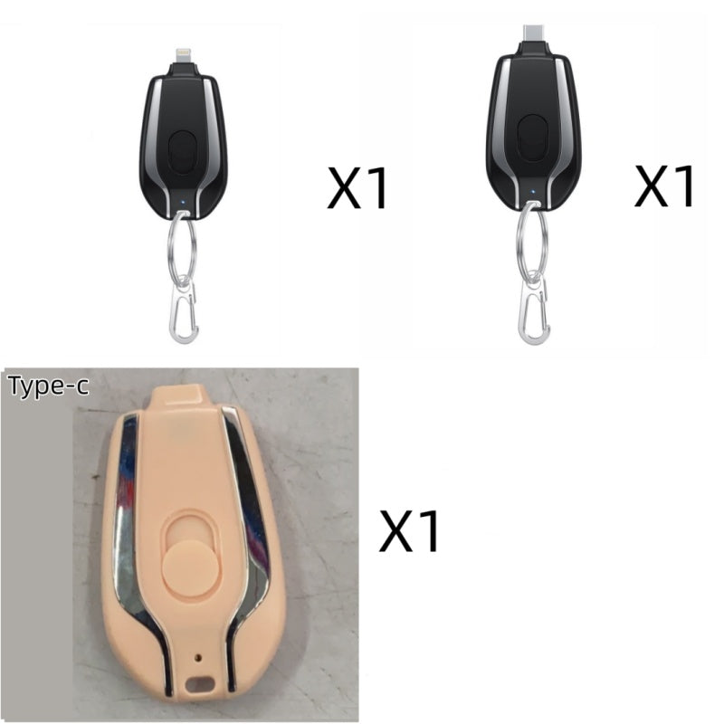 Mini Power Emergency Pod Keychain Charger