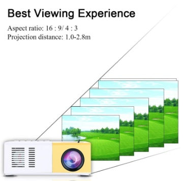 Portable Projector 3D Hd Led Home Theater