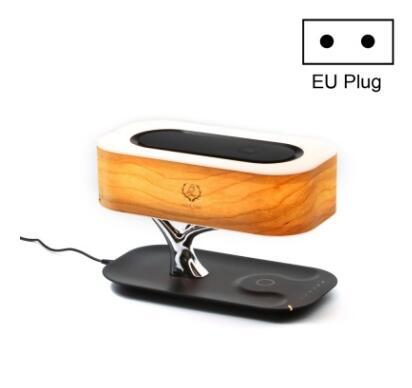 Creative Tree Light Table Lamp Bluetooth-Compatiable Music Speaker Bedside Light Dimmable Phone Wireless Charging Desk Lights