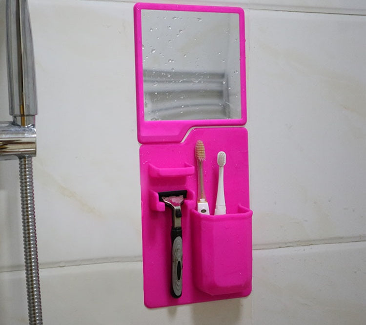 Multi-functional Silicone Toothbrush Holder 