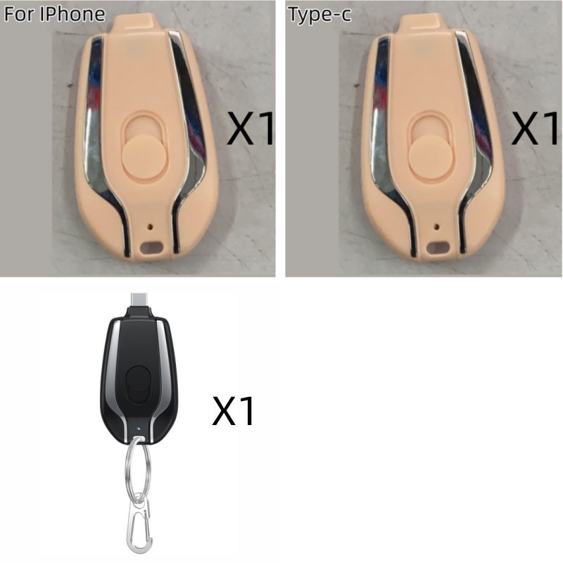 Mini Power Emergency Pod Keychain Charger