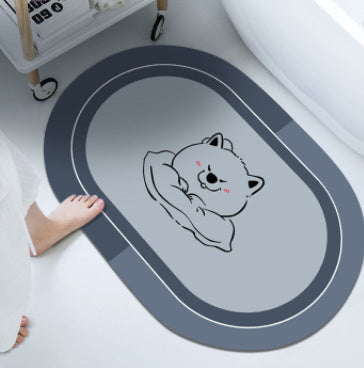 Cushion Cushion Bathroom Sliding  Door  Floor  Bathroom Foot Mat