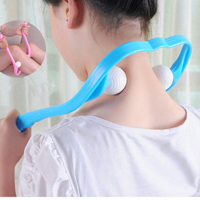 Plastic Pressure Point Therapy Neck Massageador Massagem Relieve Hand Roller Neck Massager