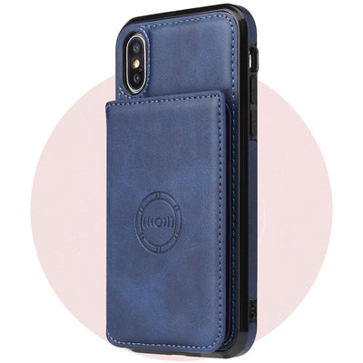 Card wallet leather case phone case