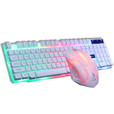 GTX300 Gaming CF LOL Gaming Keyboard Mouse Glowing Set.....