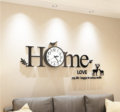 Punch-free Home Creative Personality Silent Wall Clock