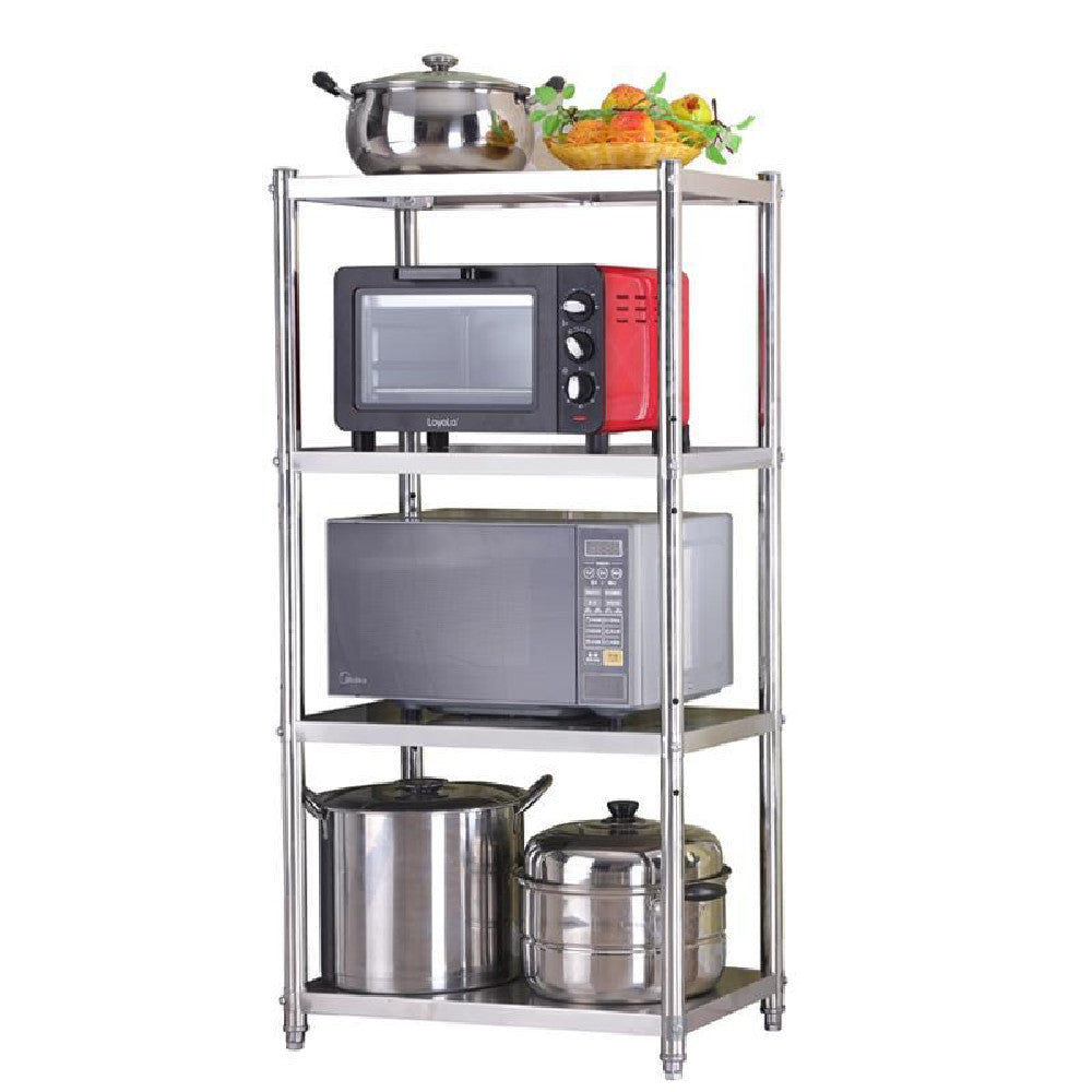 Kitchen Storage Rack Bathroom Shelf Trolley Iron Frame