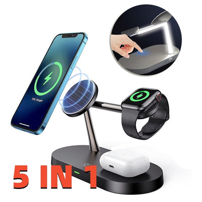 Wireless Charging Watch Headset Desktop Mobile Phone Holder