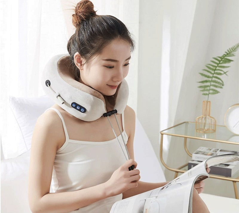 U Shaped Electric Neck Massager Pillow for Neck and Shoulder Relaxation