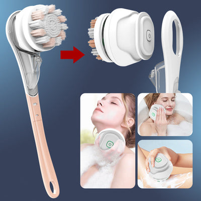 Long Handle Rubbing Back Bathing Face 