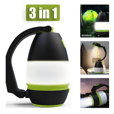 LED Tent Lamp Car Night Light Foldable Emergency Flashlight